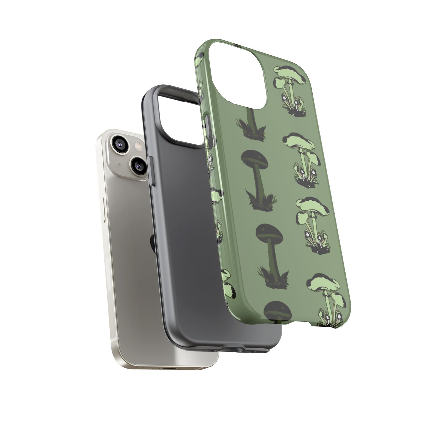 Green funghi phone Case