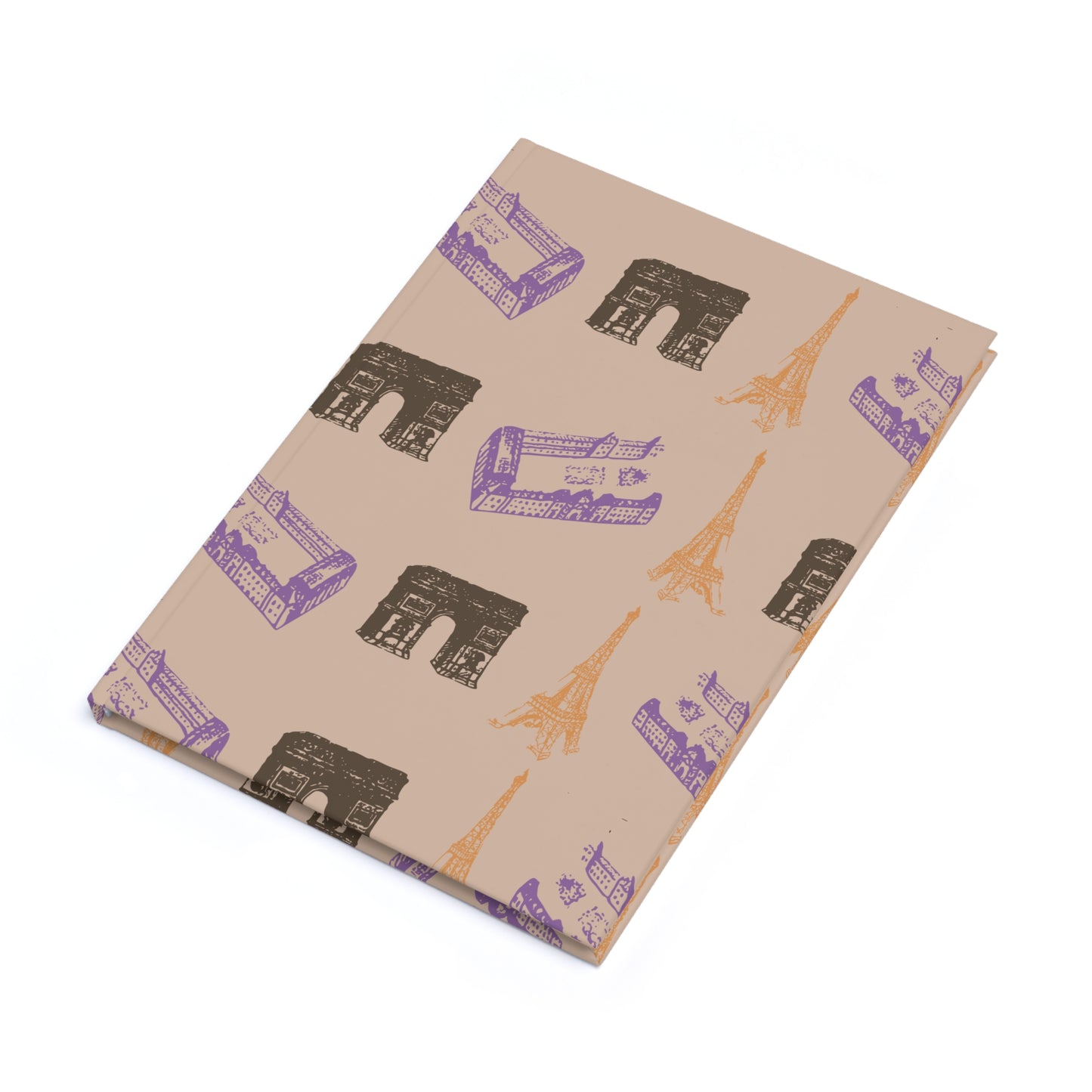 Hardcover Journal with cute Paris print