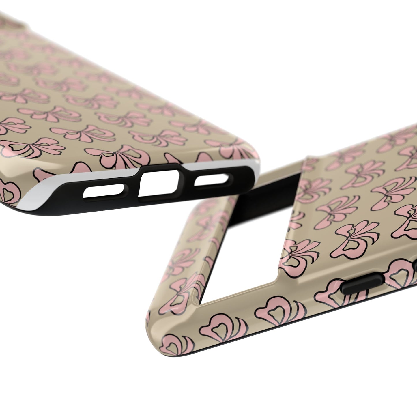 Cute little pink bows - phone case