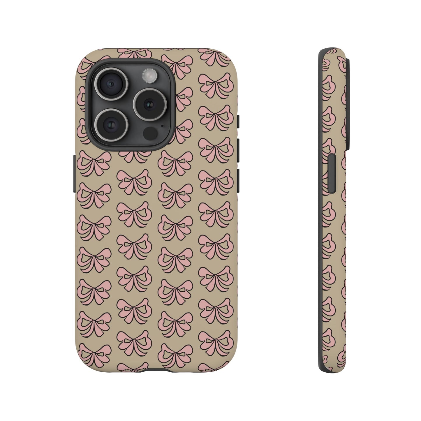 Cute little pink bows - phone case