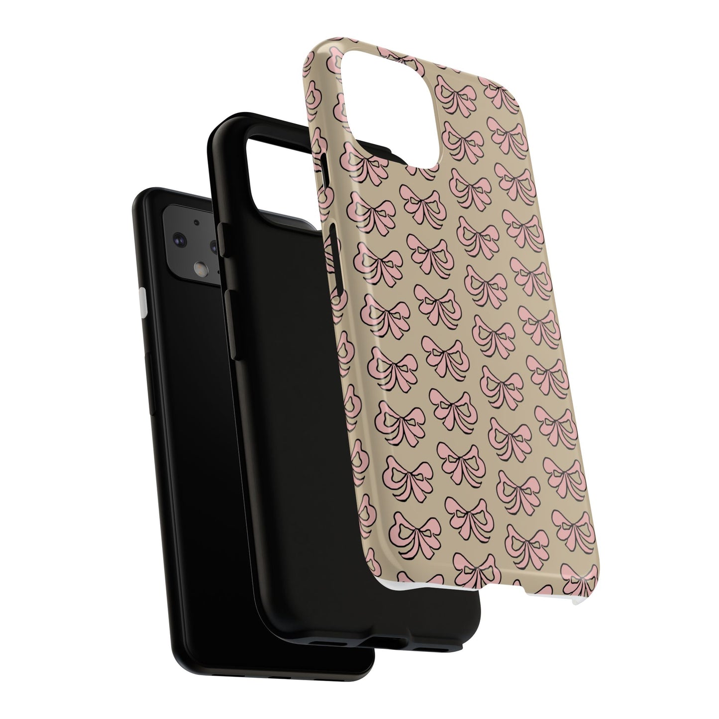 Cute little pink bows - phone case