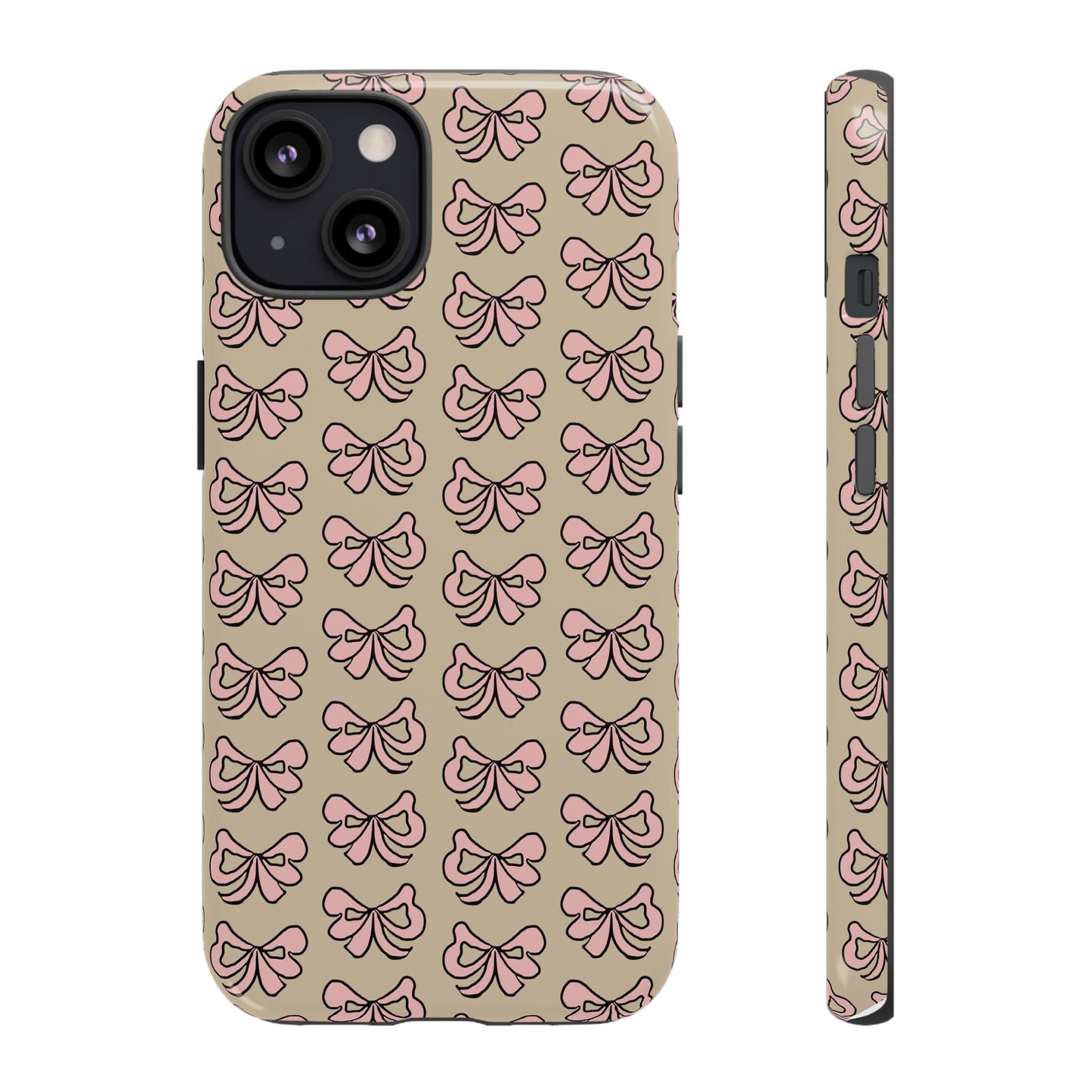 Cute little pink bows - phone case