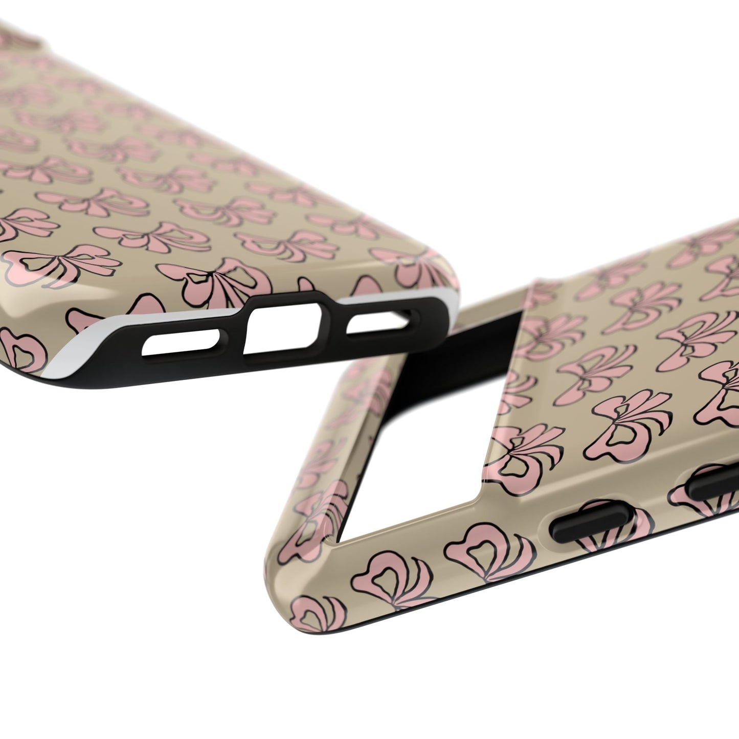 Cute little pink bows - phone case