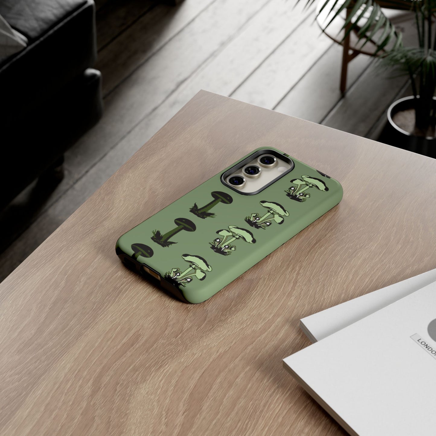 Green funghi phone Case