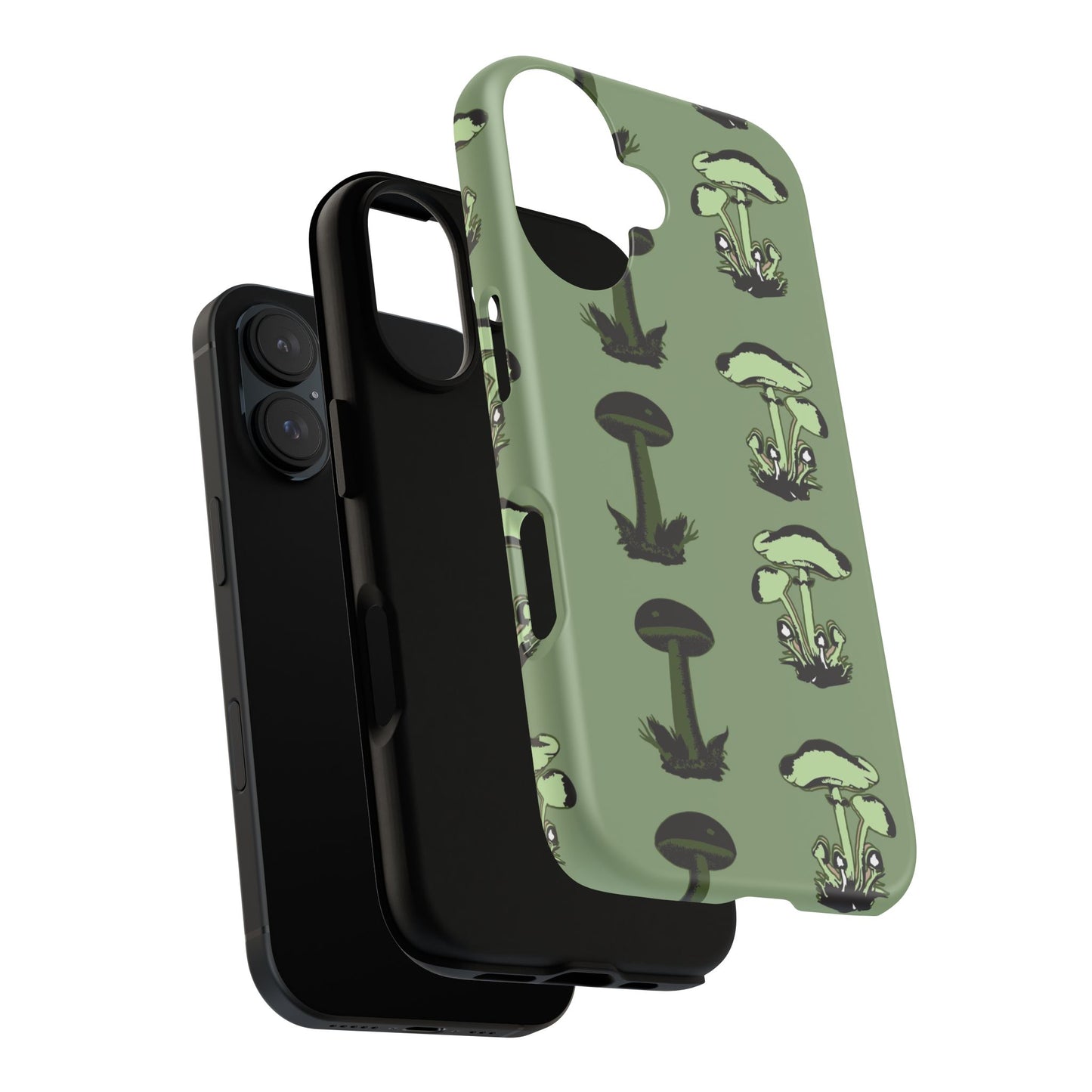 Green funghi phone Case