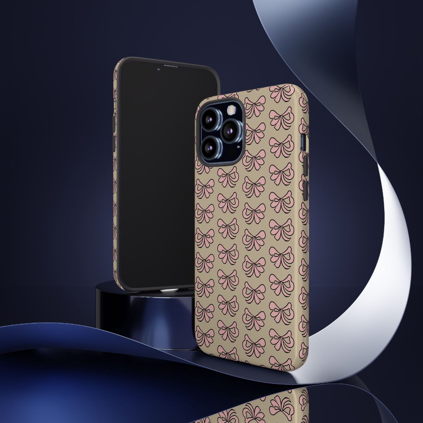 Cute little pink bows - phone case