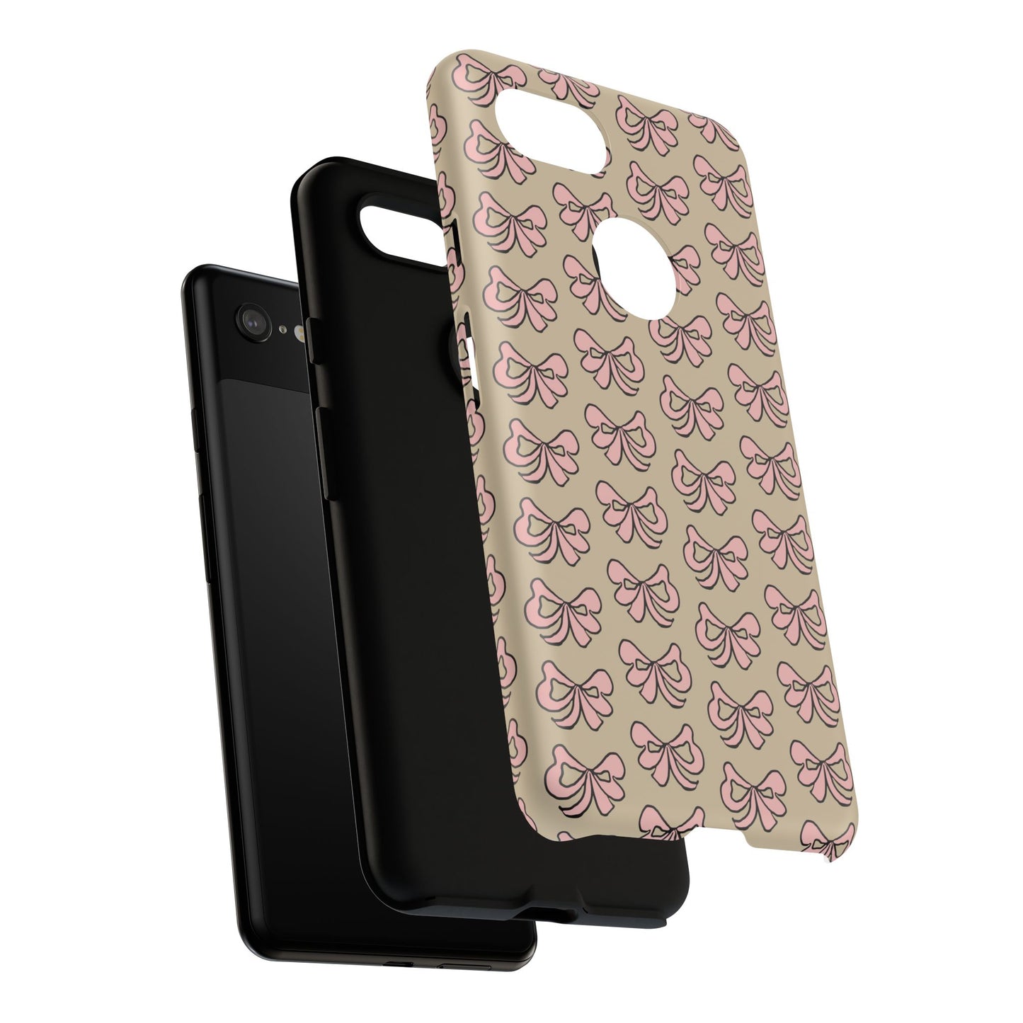 Cute little pink bows - phone case