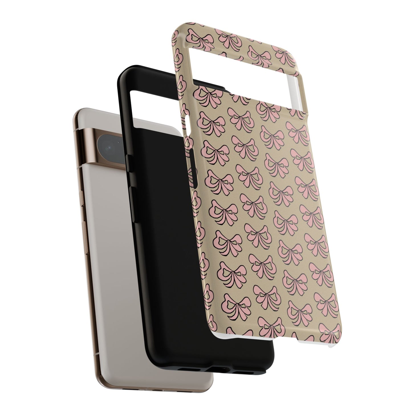 Cute little pink bows - phone case