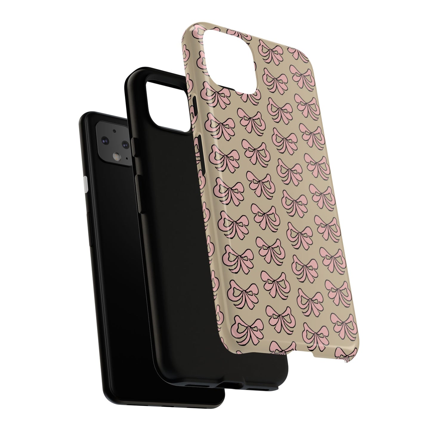 Cute little pink bows - phone case