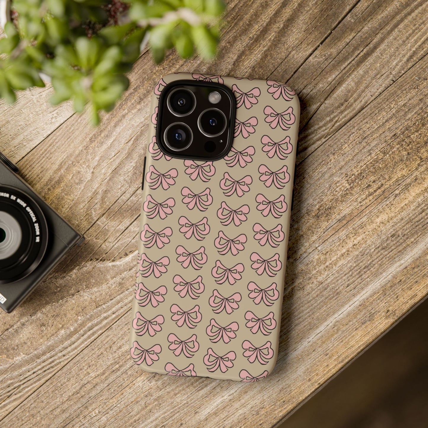Cute little pink bows - phone case