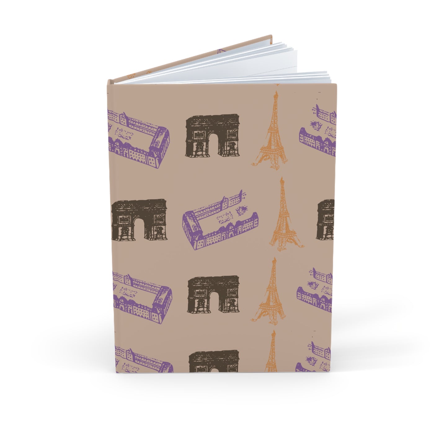 Hardcover Journal with cute Paris print