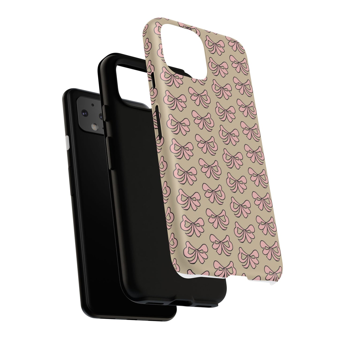 Cute little pink bows - phone case