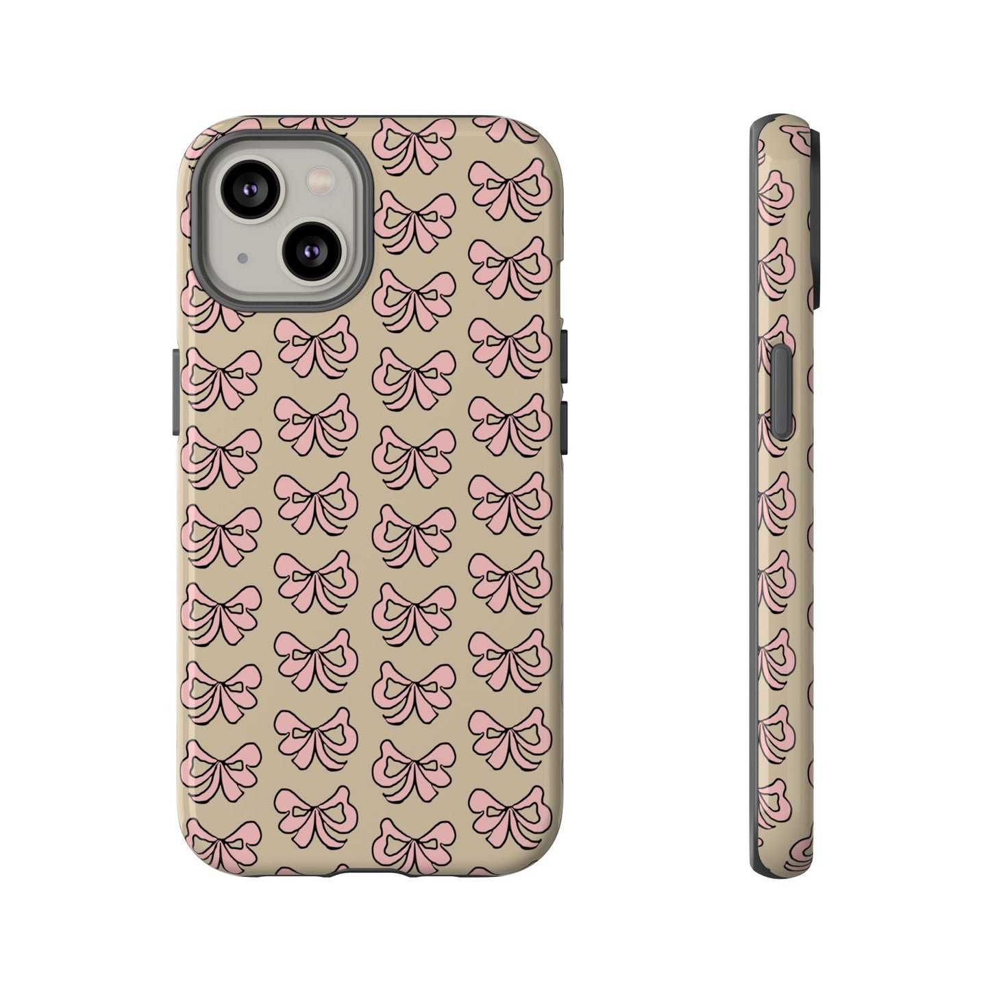 Cute little pink bows - phone case