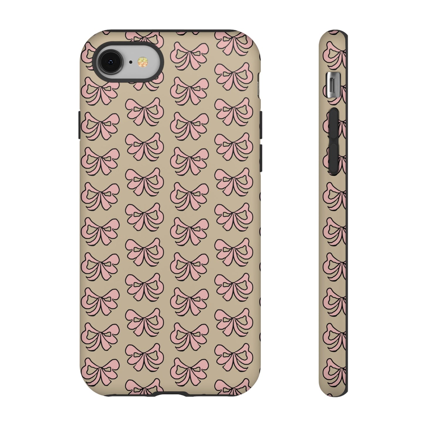 Cute little pink bows - phone case