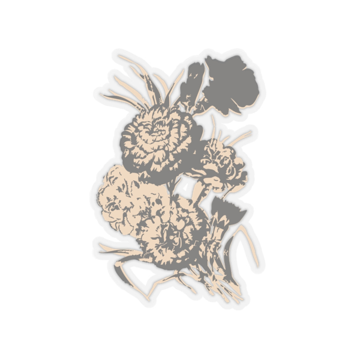 Artistic flower | Kiss-Cut Stickers