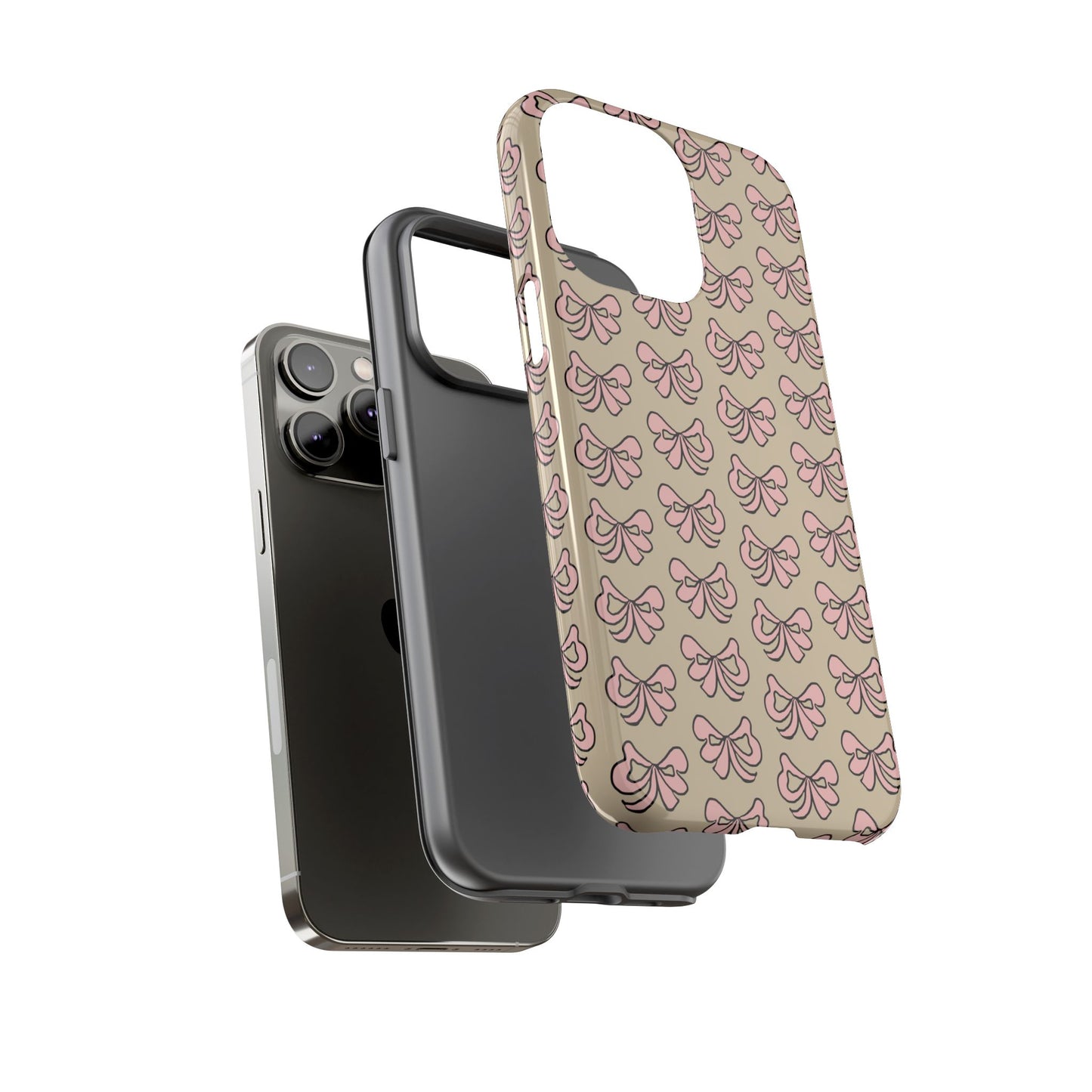 Cute little pink bows - phone case