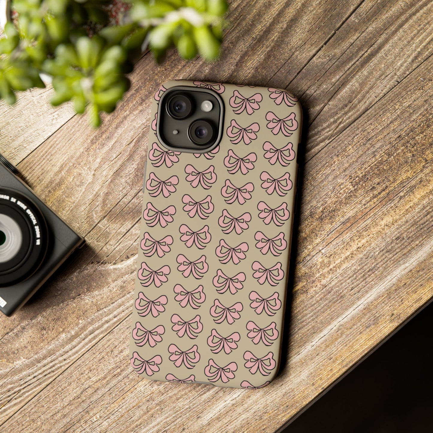Cute little pink bows - phone case