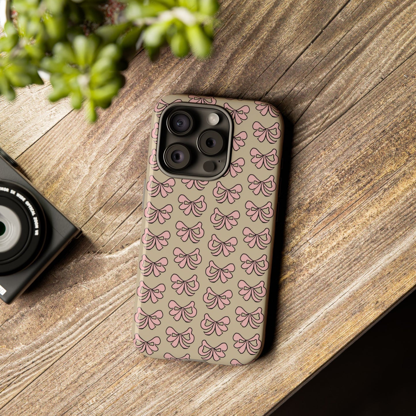 Cute little pink bows - phone case
