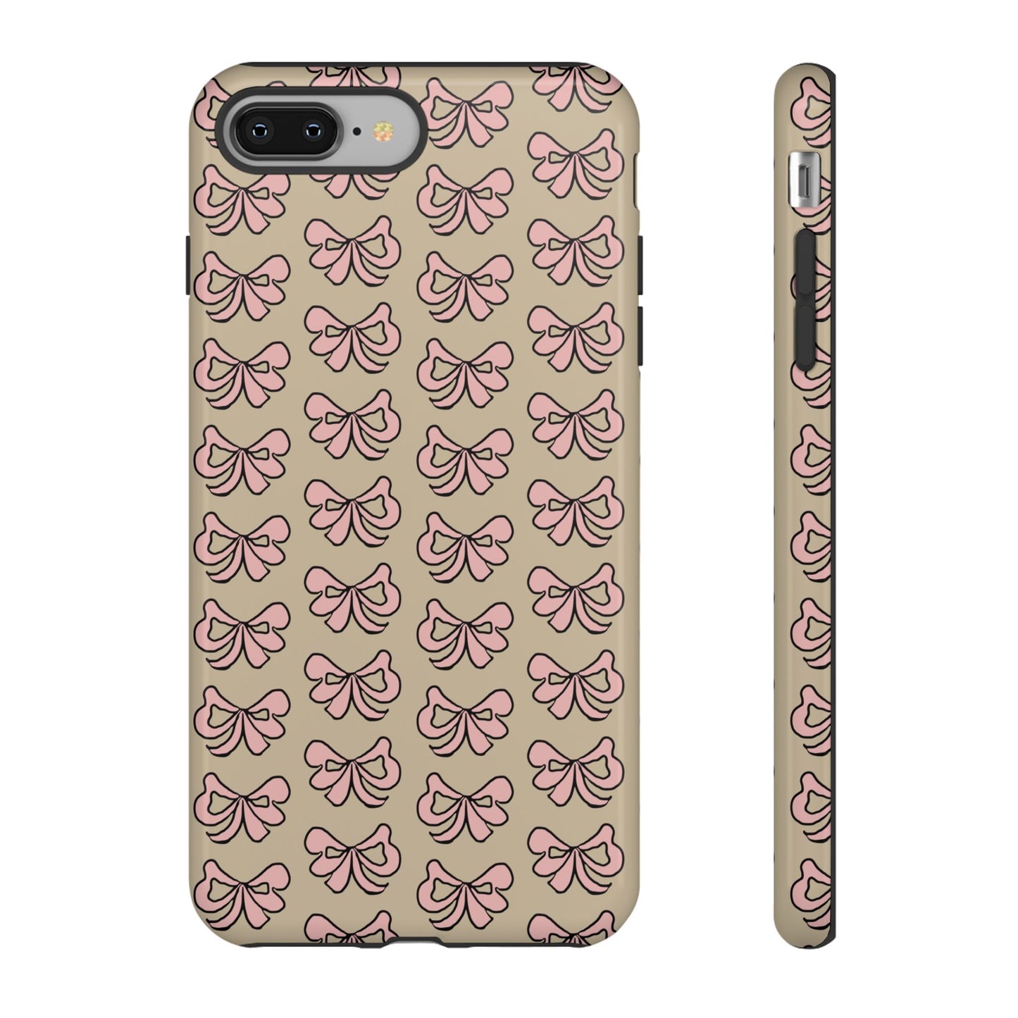 Cute little pink bows - phone case