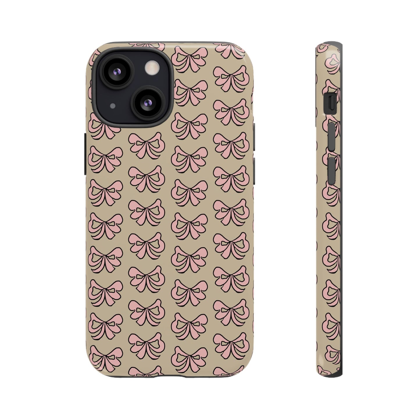 Cute little pink bows - phone case