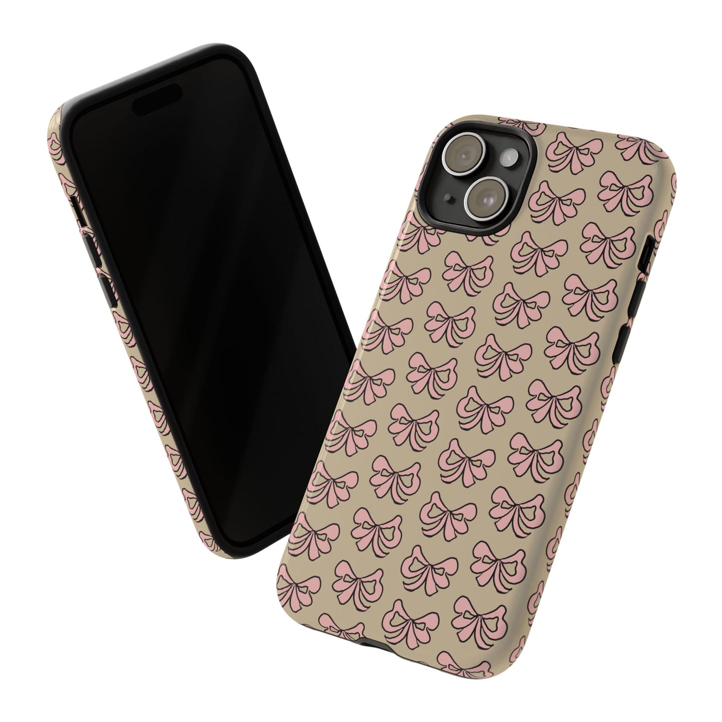 Cute little pink bows - phone case