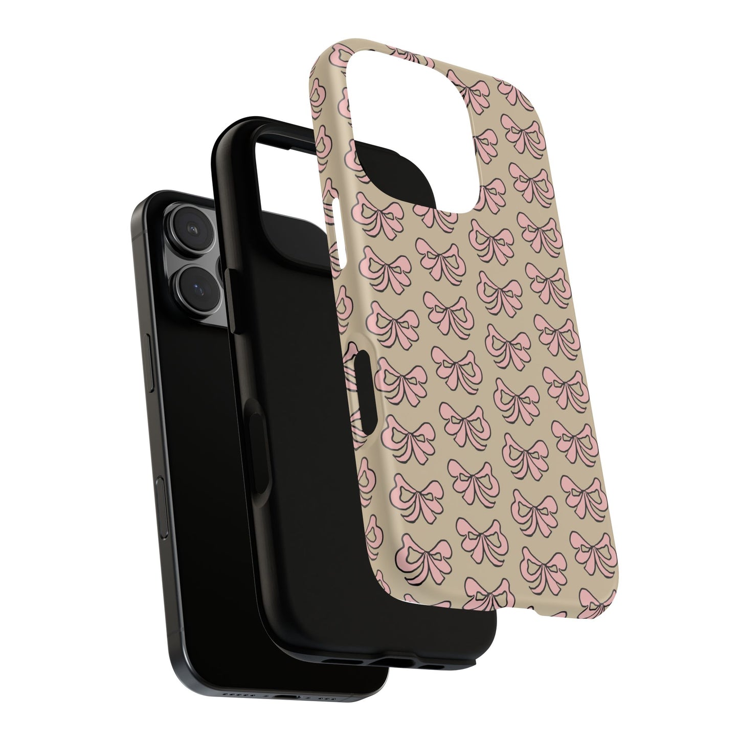 Cute little pink bows - phone case