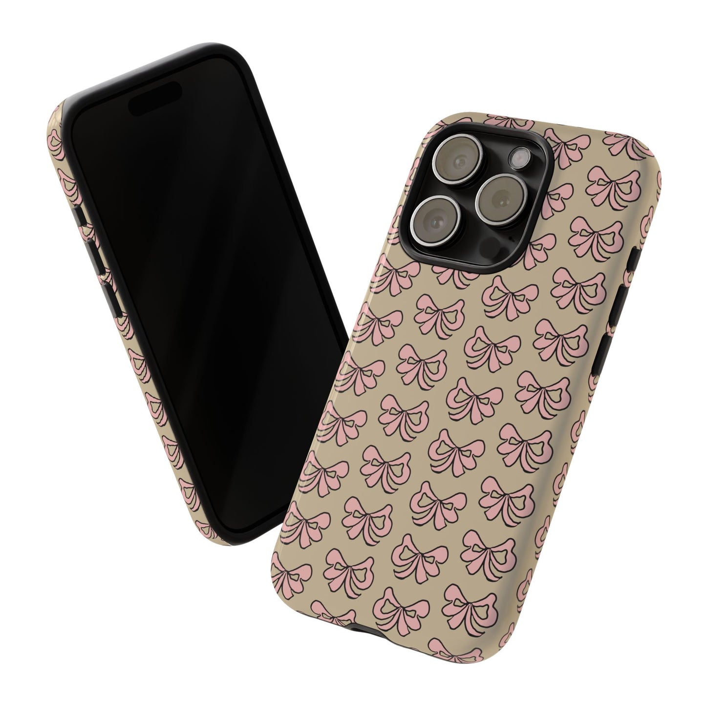 Cute little pink bows - phone case