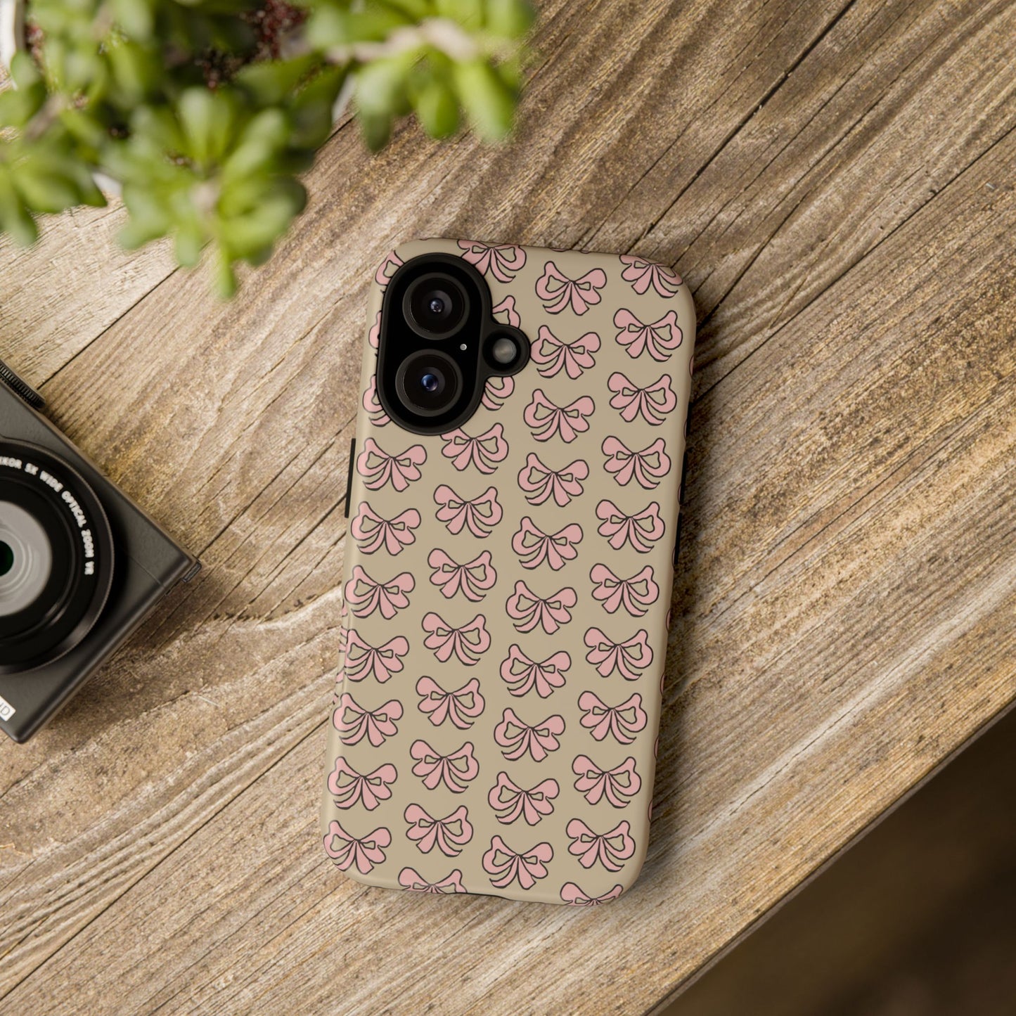 Cute little pink bows - phone case