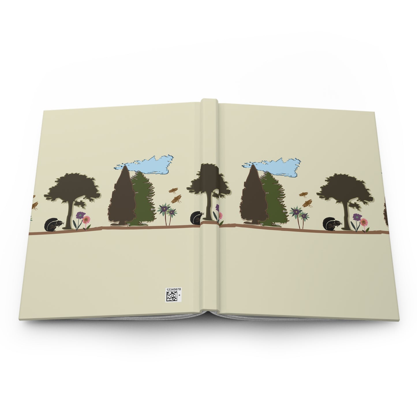 Cute light yellow journal | Hardcover Journal Matte