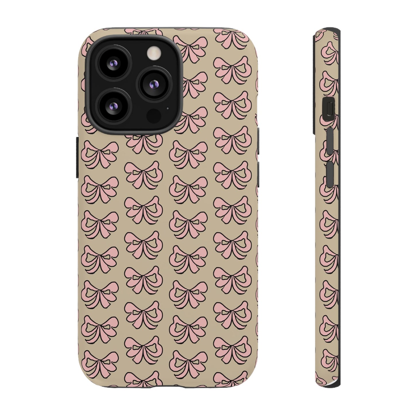 Cute little pink bows - phone case