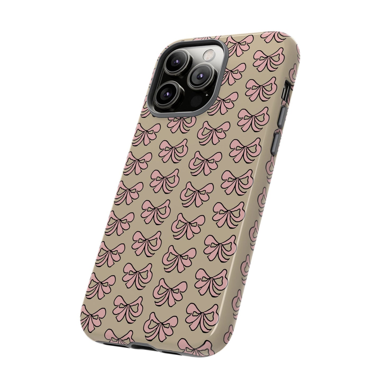 Cute little pink bows - phone case