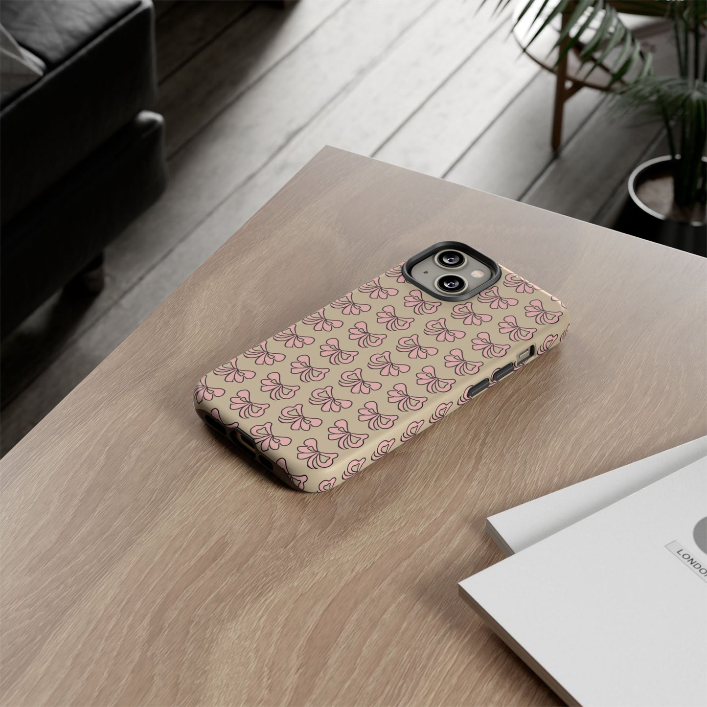 Cute little pink bows - phone case