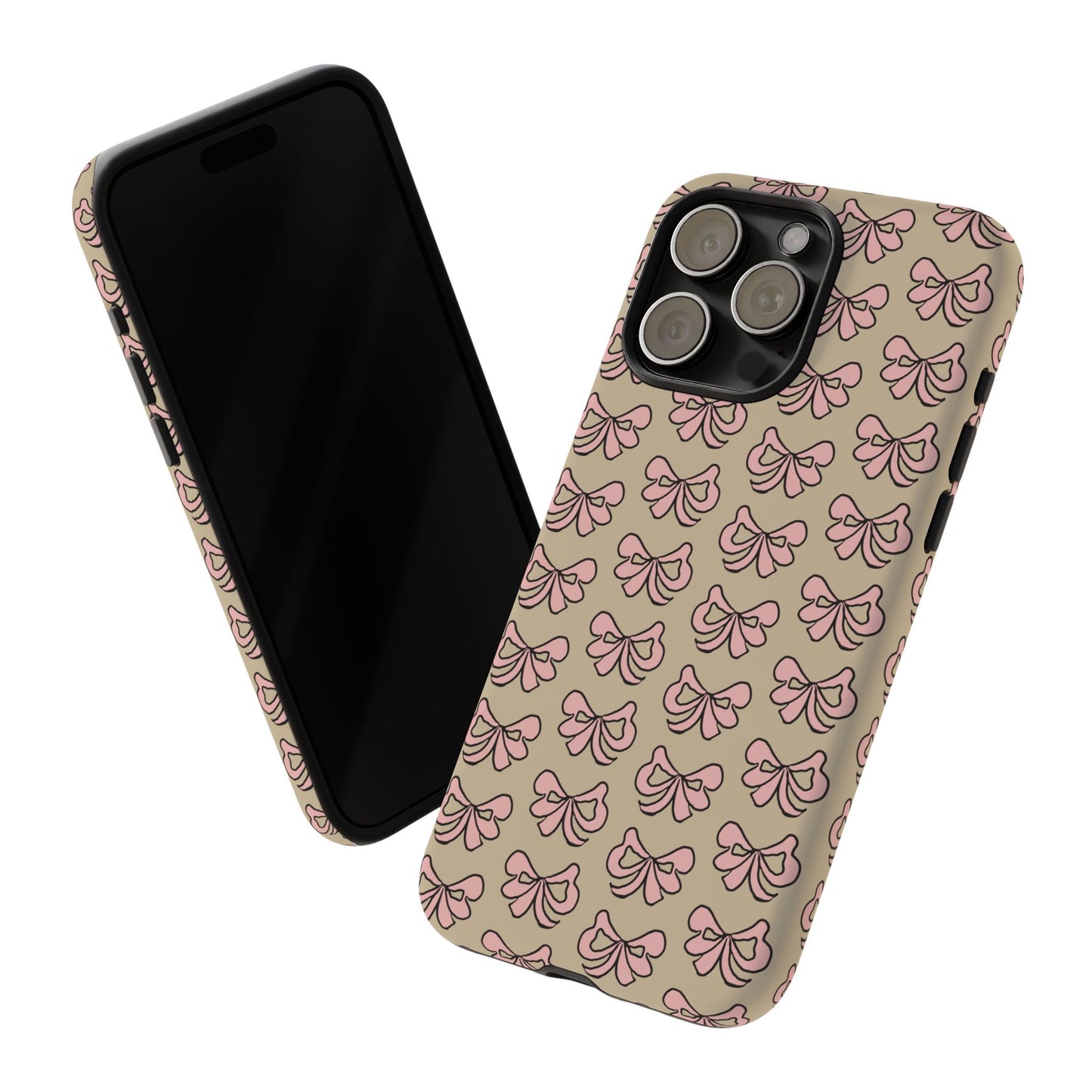 Cute little pink bows - phone case