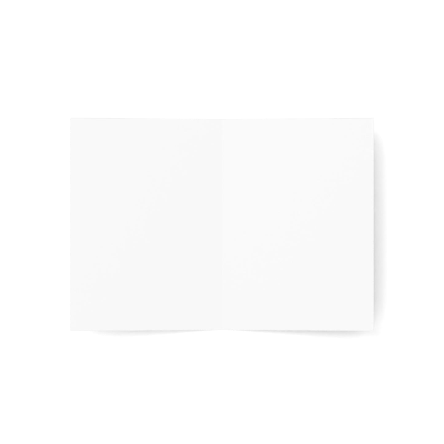 Cute light green handdrawn cards with purple flowers | Greeting Cards (1, 10, 30, and 50pcs)