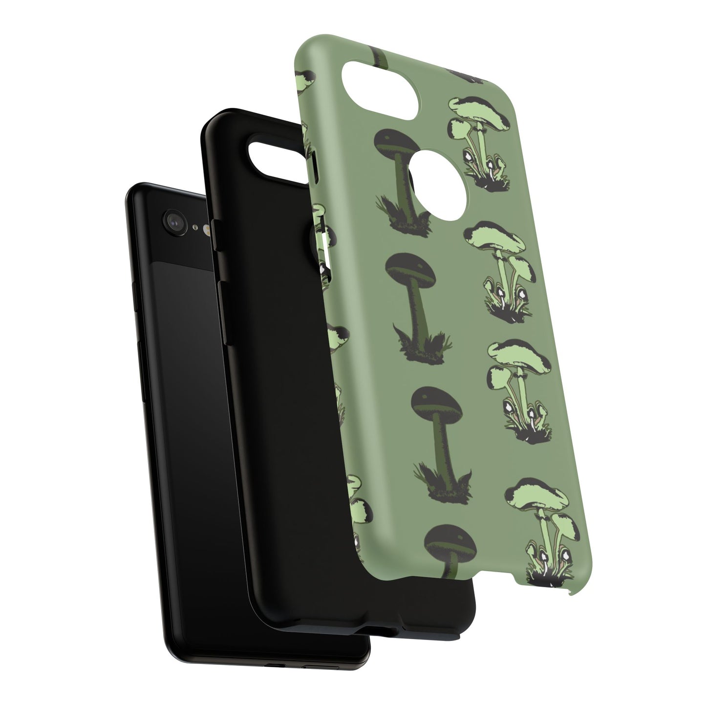 Green funghi phone Case