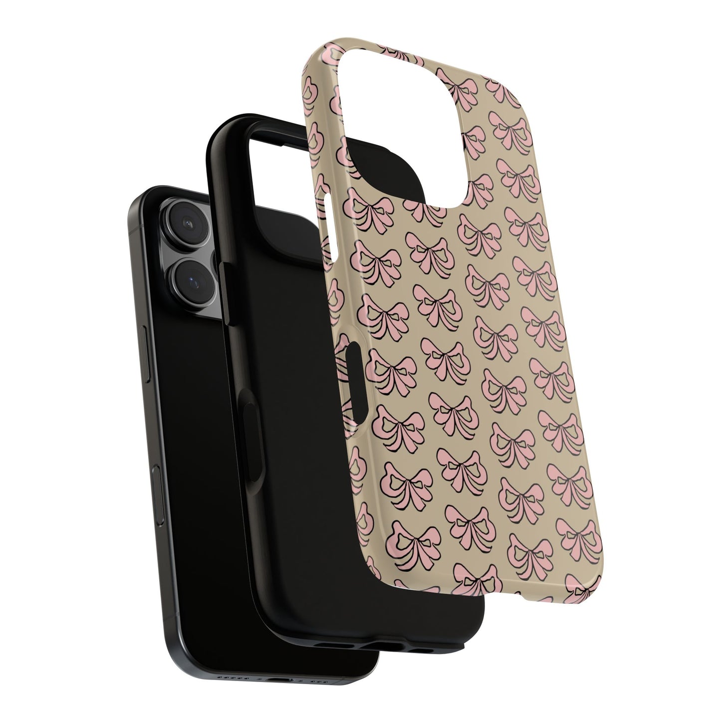 Cute little pink bows - phone case