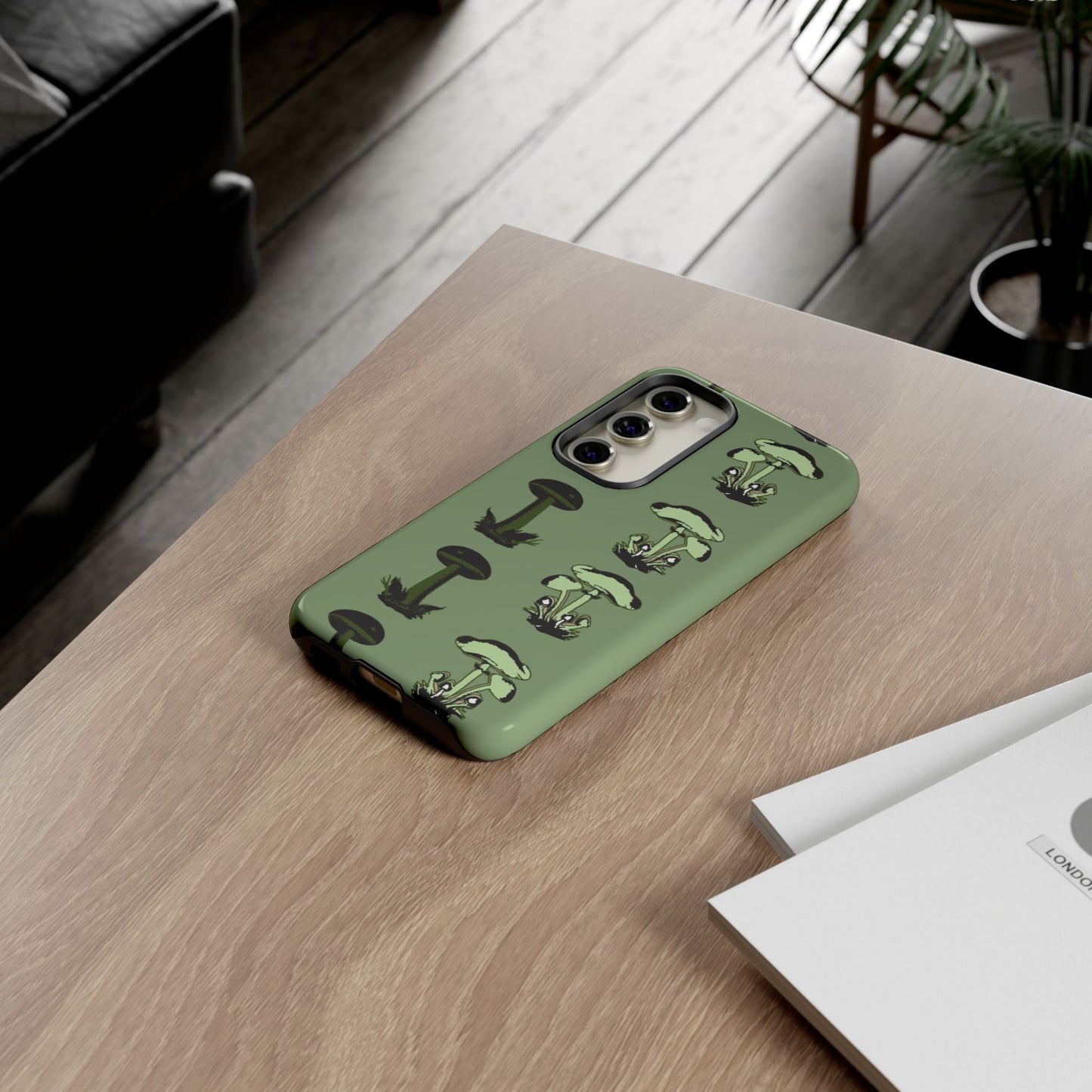 Green funghi phone Case