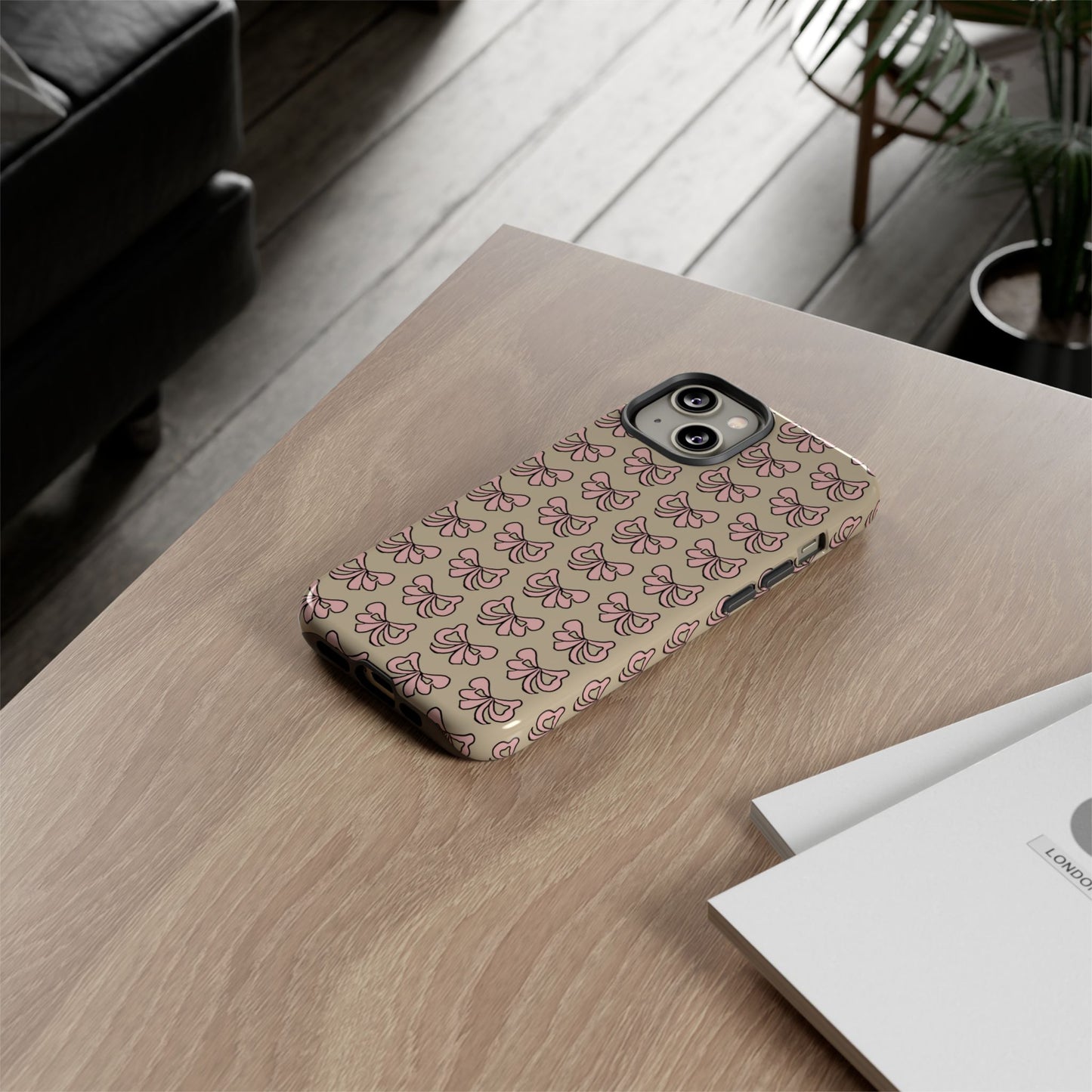 Cute little pink bows - phone case