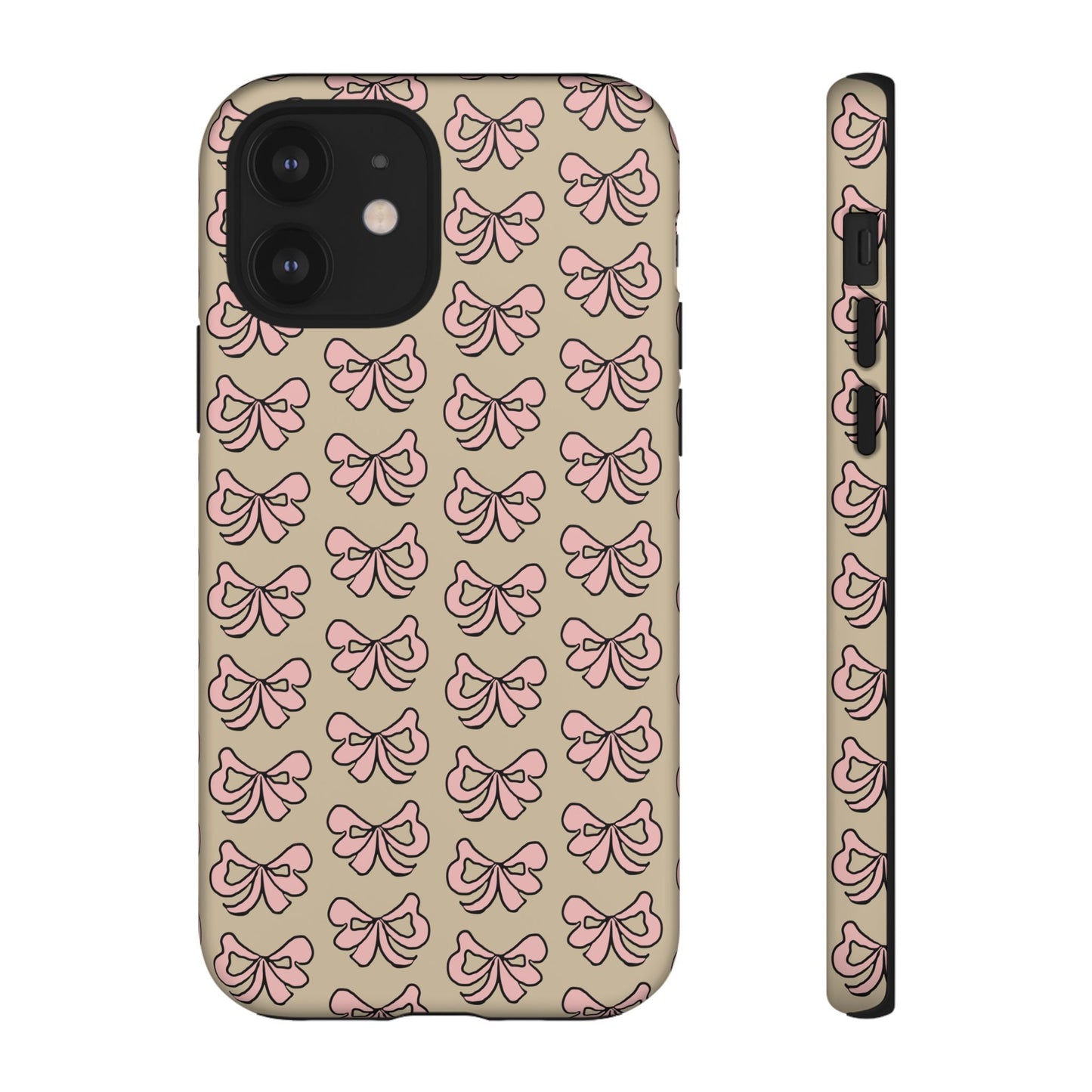 Cute little pink bows - phone case
