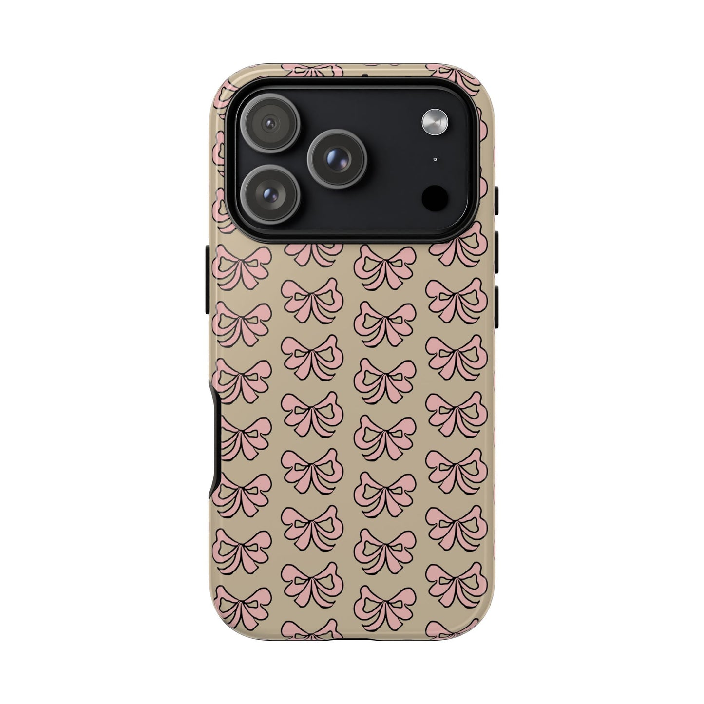 Cute little pink bows - phone case
