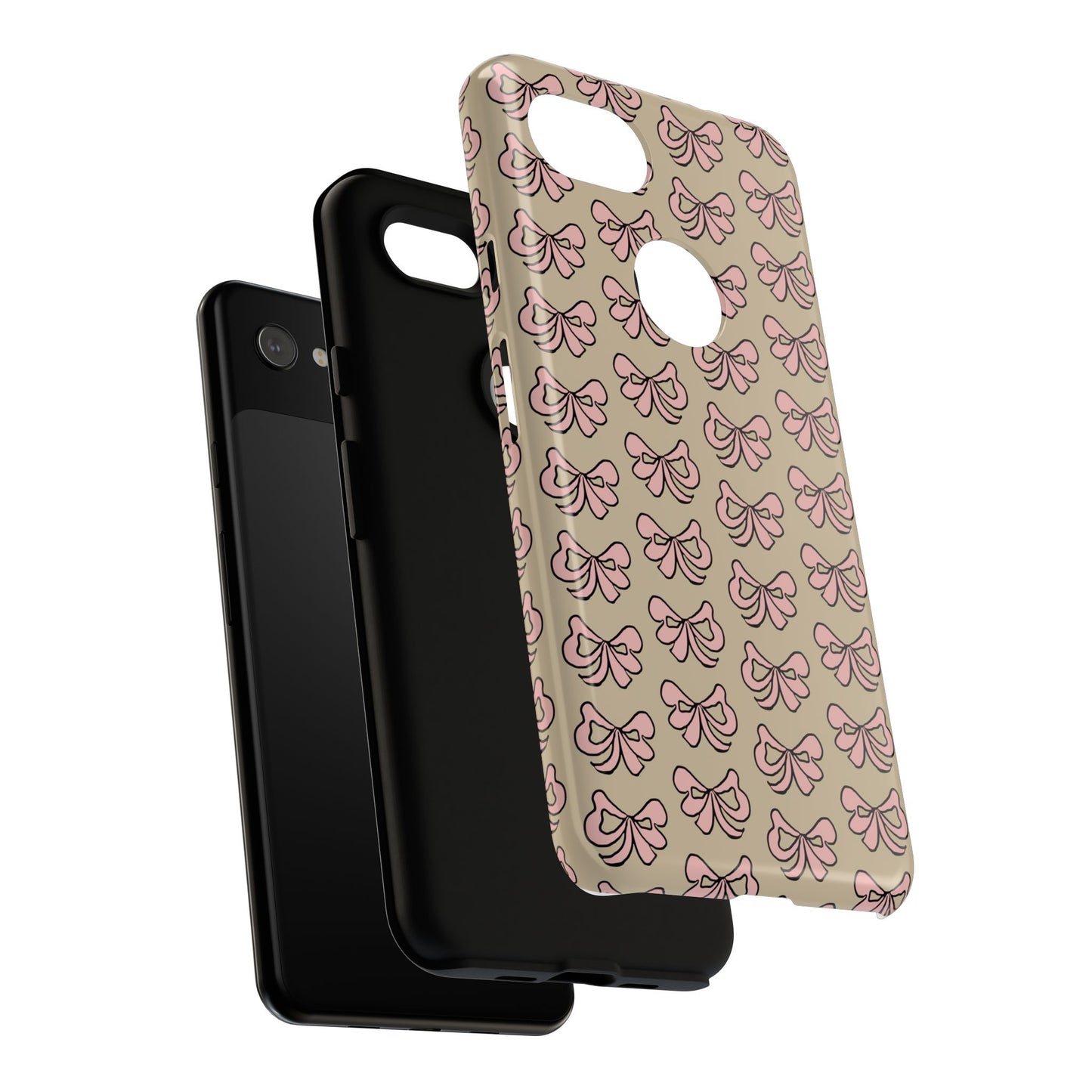 Cute little pink bows - phone case