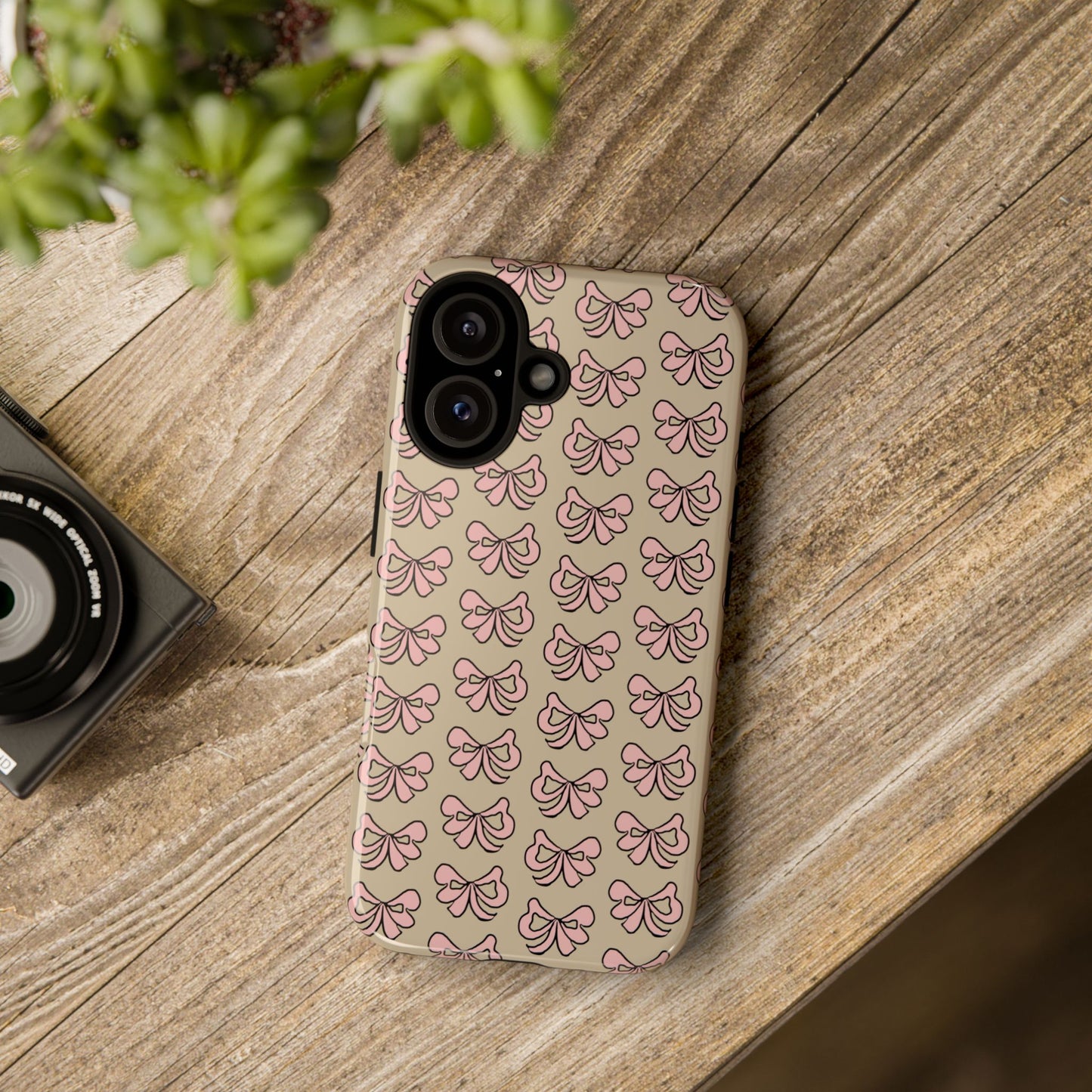 Cute little pink bows - phone case