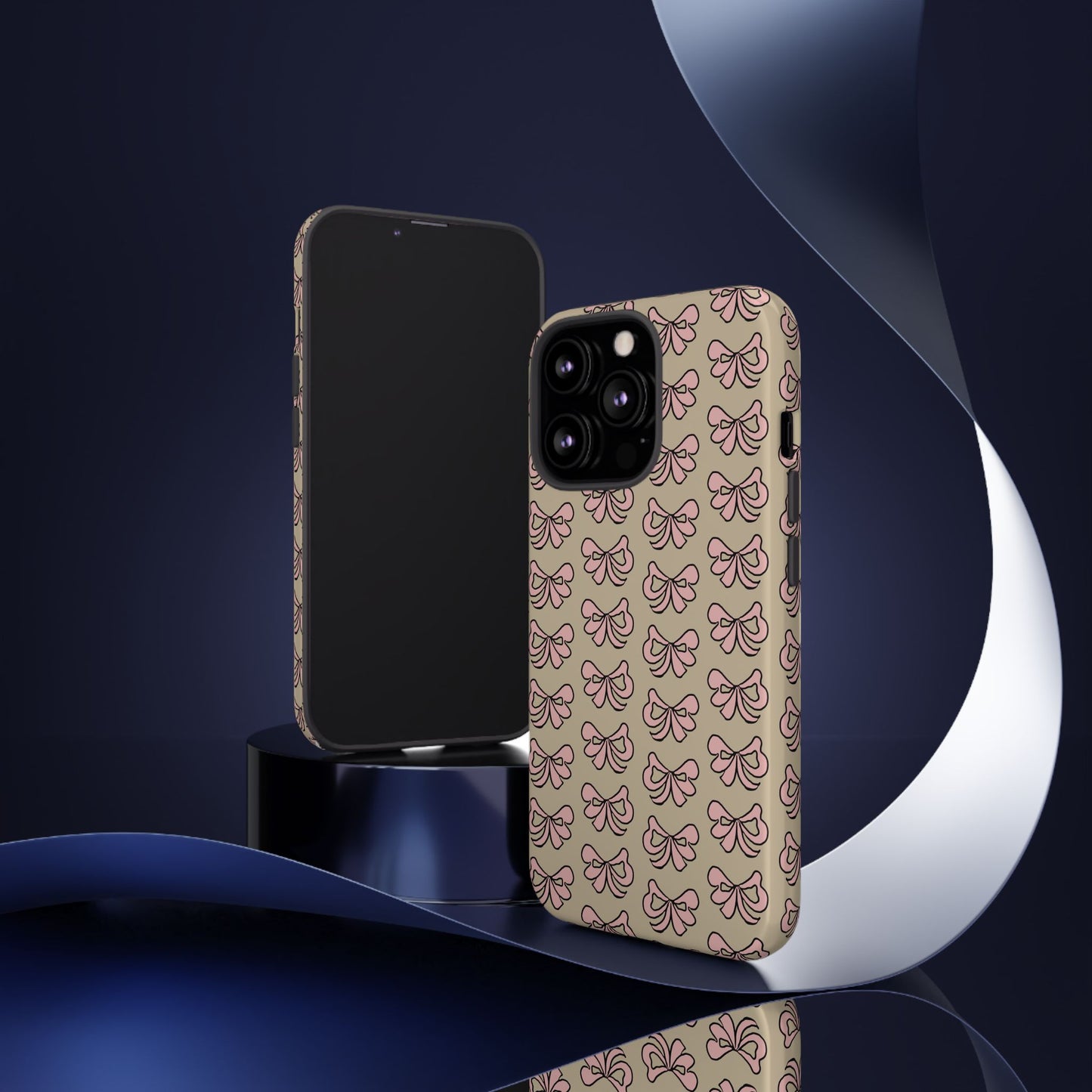 Cute little pink bows - phone case