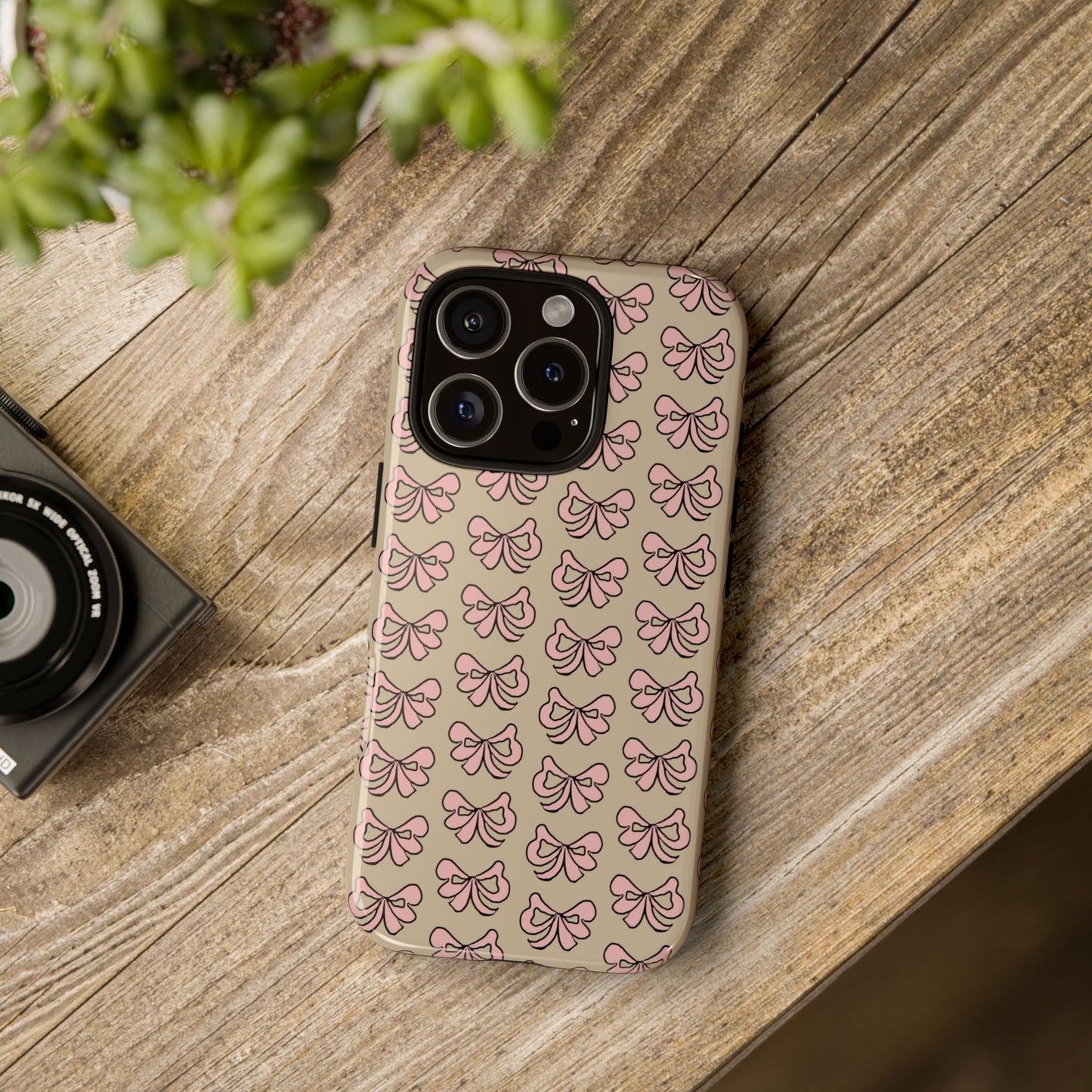 Cute little pink bows - phone case