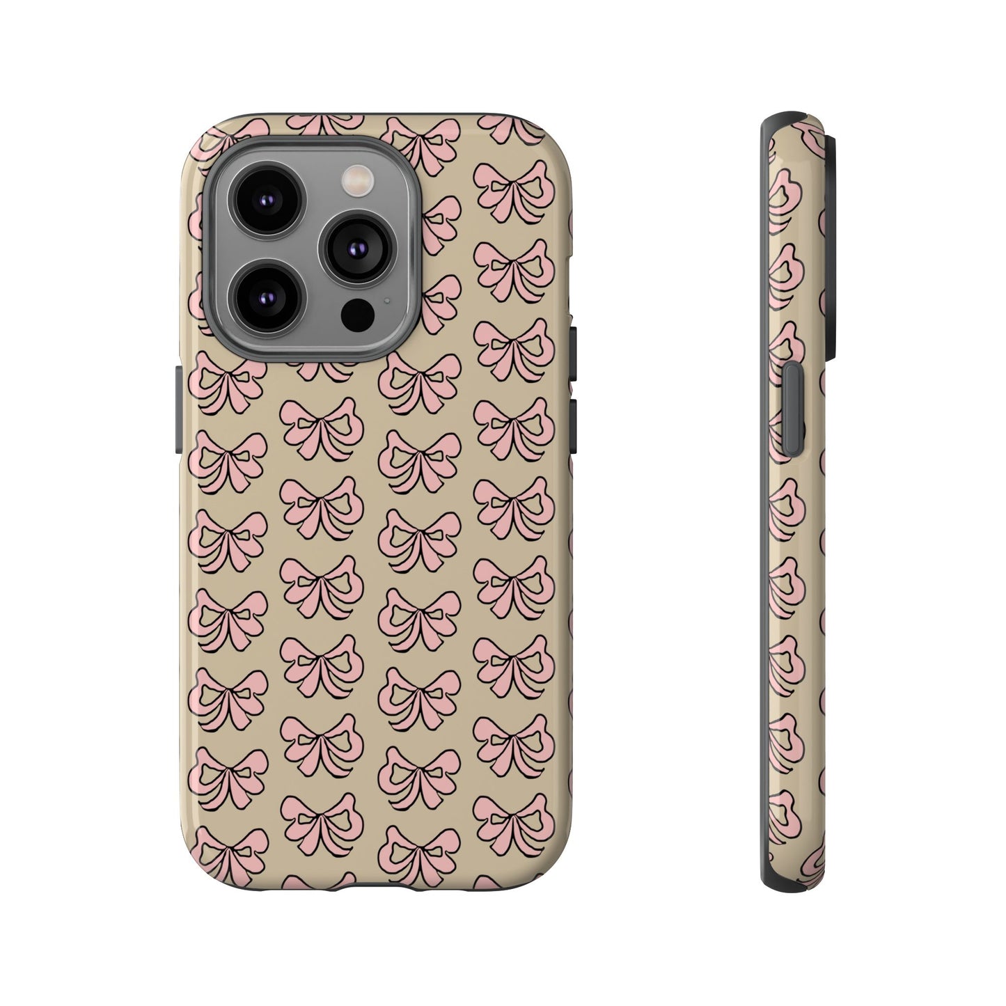Cute little pink bows - phone case