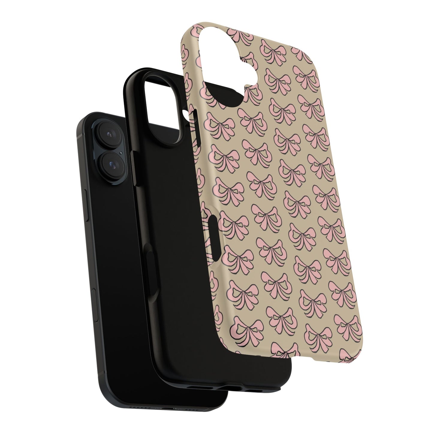 Cute little pink bows - phone case