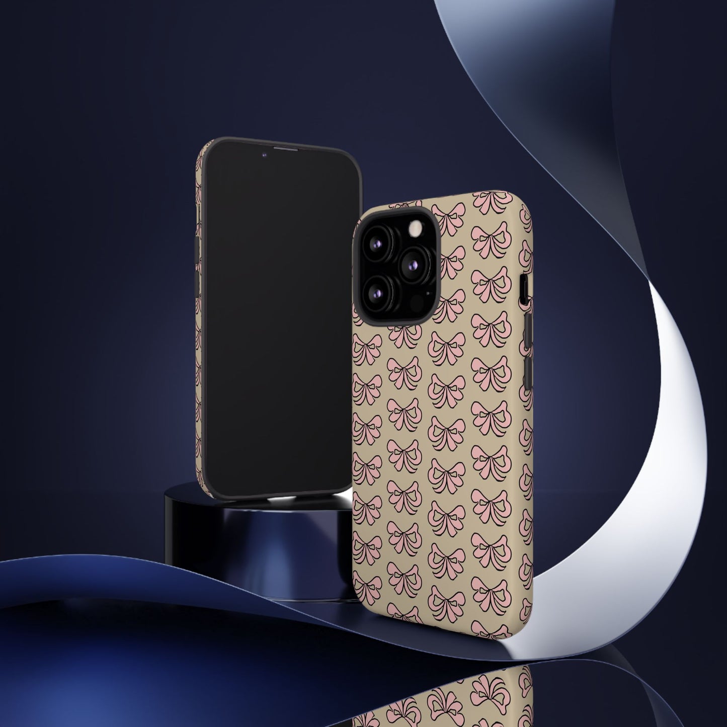 Cute little pink bows - phone case