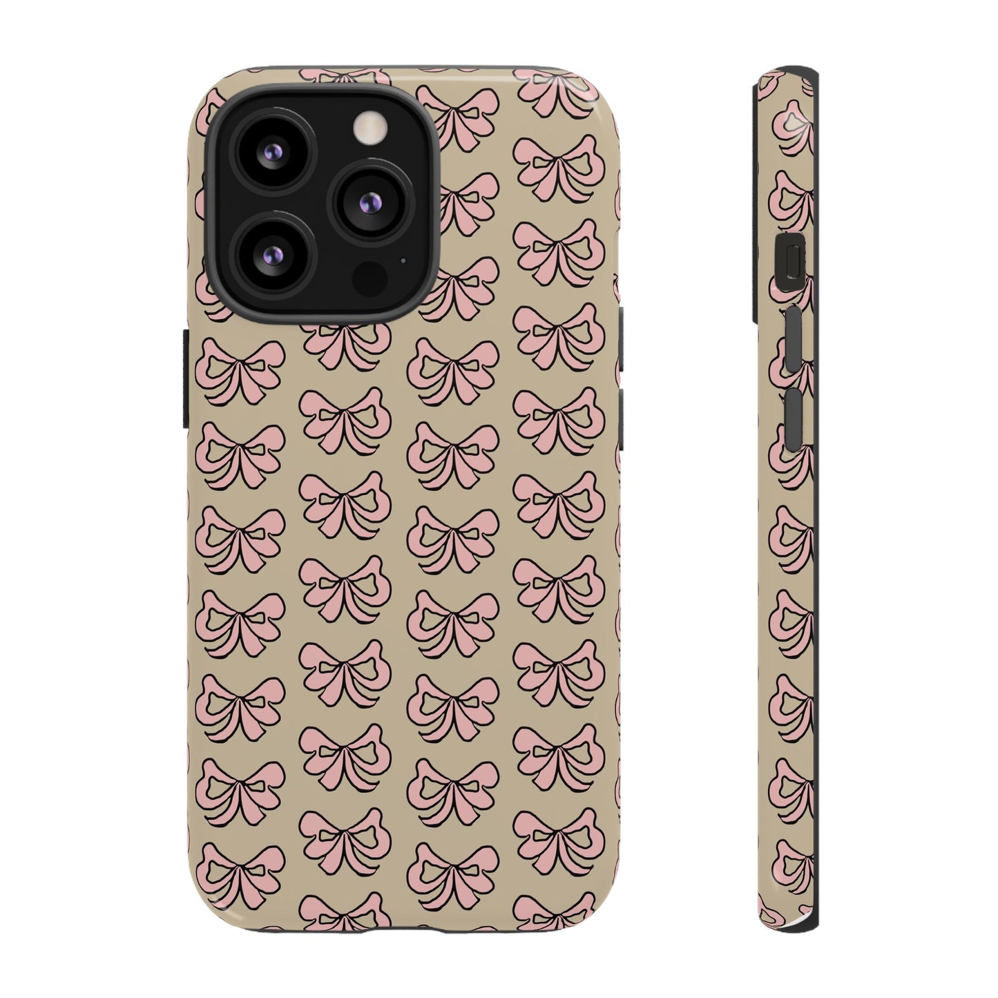 Cute little pink bows - phone case