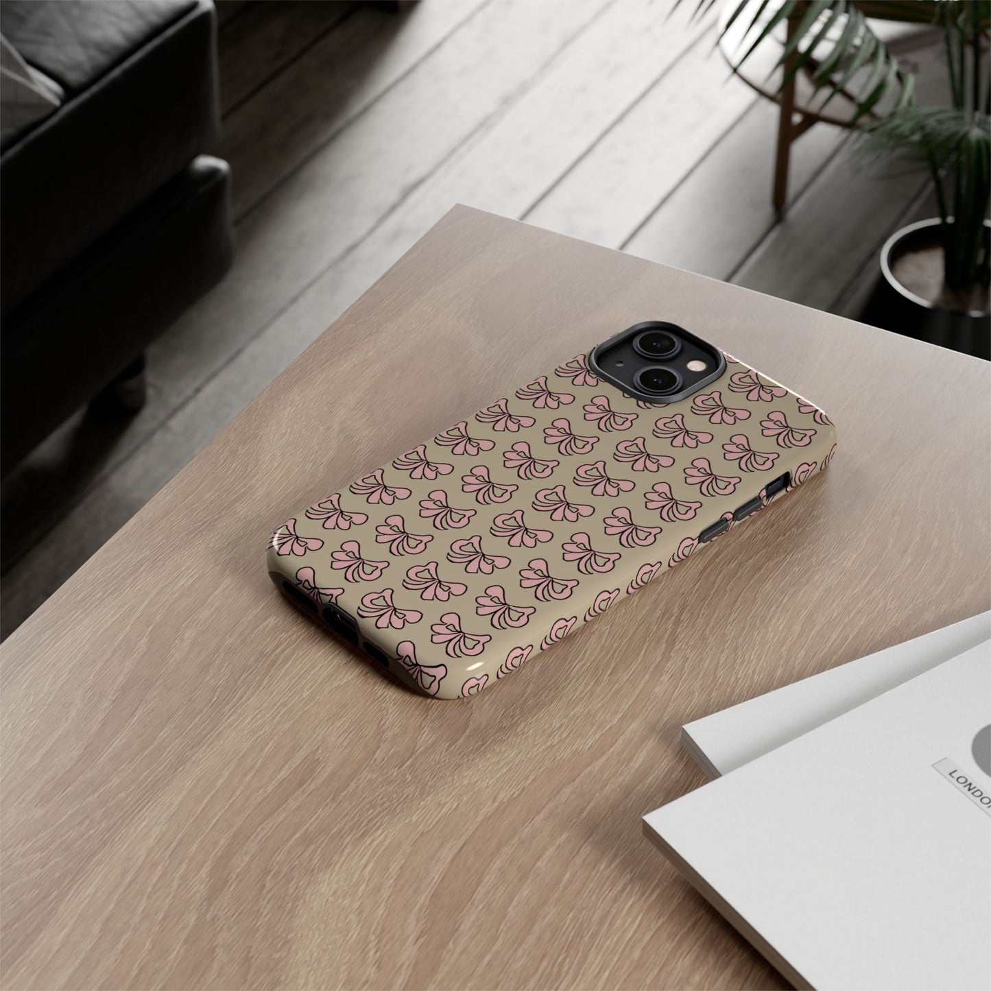 Cute little pink bows - phone case
