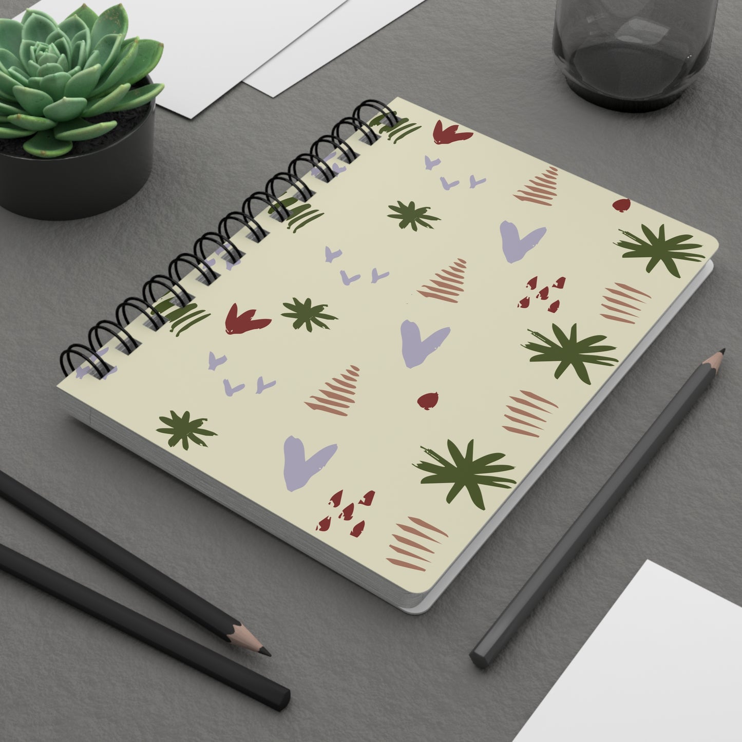 Cute and with muted colors | Spiral Bound Journal